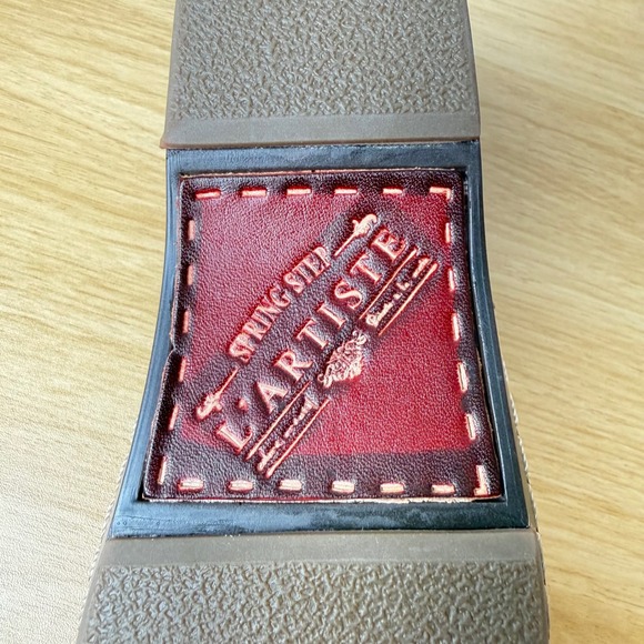 Spring Step L'Artiste Sugarcane Mary Jane Clogs Womens 37 Red Excellent Leather - Picture 4 of 9